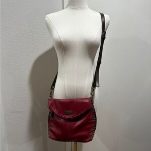 Chala Burgundy Crossbody Bag